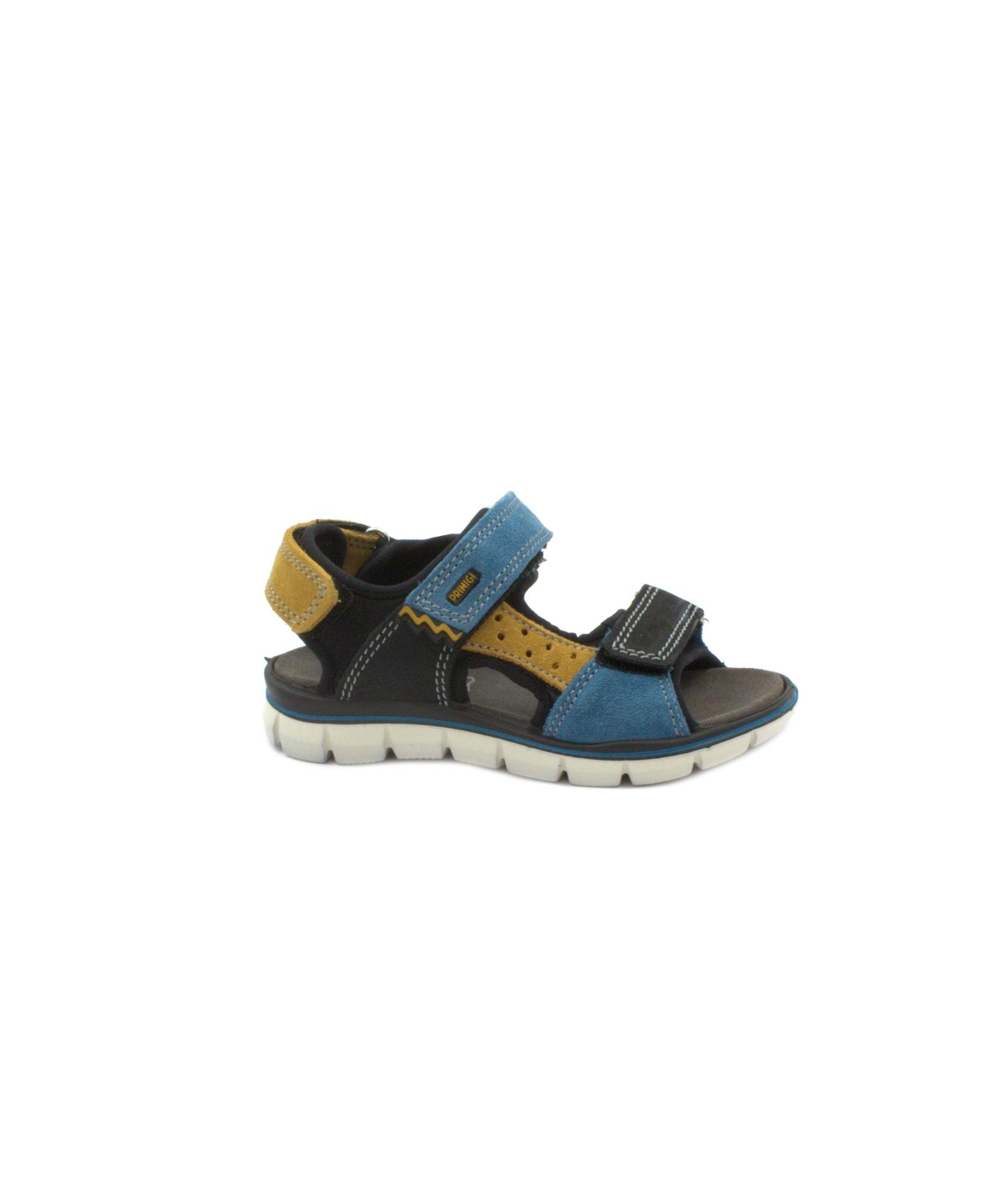 PRIMIGI 3896122 31 35 nero sandali scarpe bambino strappi pelle