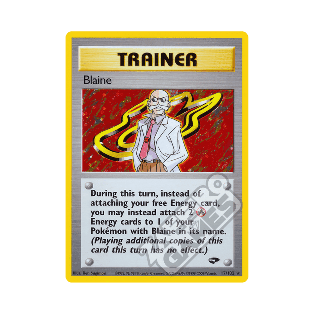 017/132 Blaine Holo Unlimited (ENG) - Gym Challenge