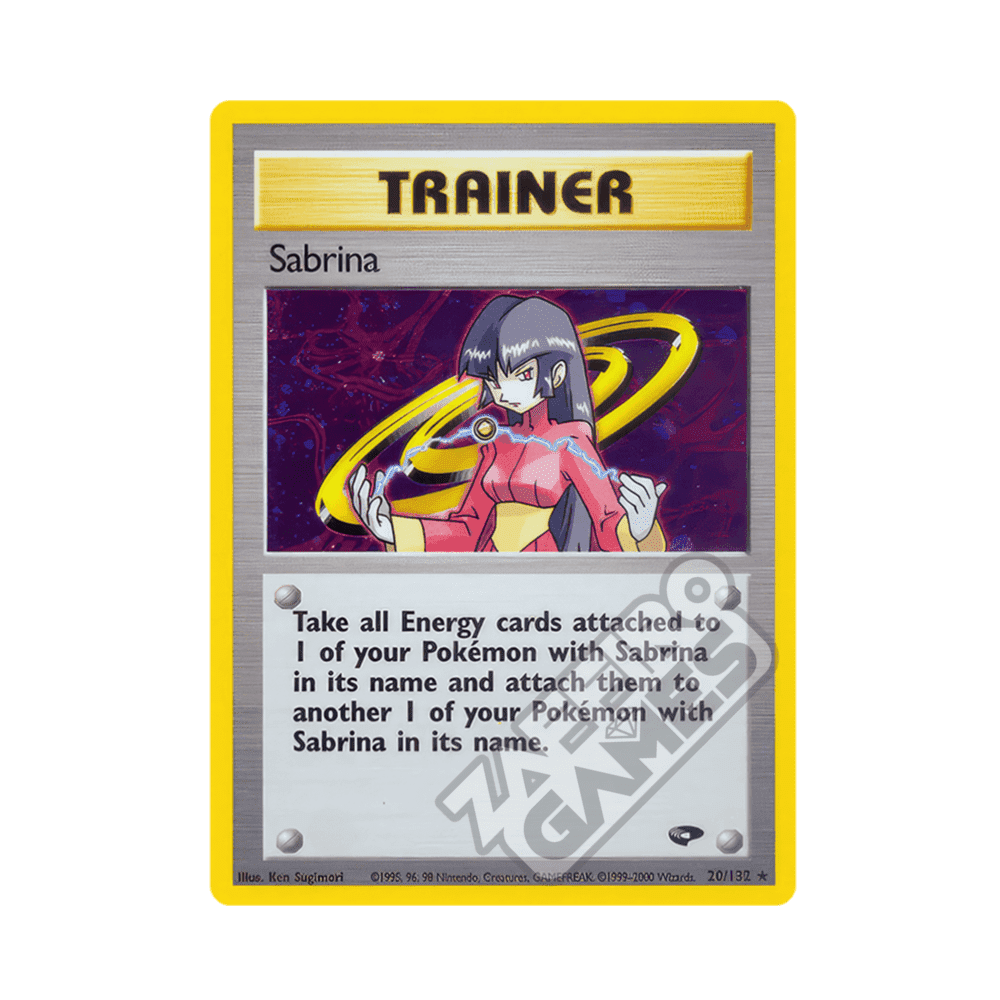 020/132 Sabrina Holo Unlimited (ENG) - Gym Challenge