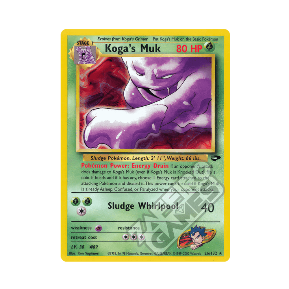 026/132 Koga's Muk Rara Unlimited (ENG) - Gym Challenge