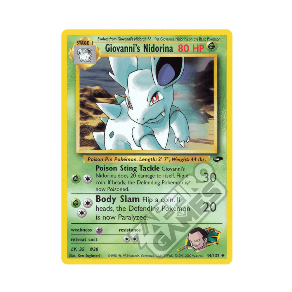 044/132 Giovanni's Nidorina Non Comune Unlimited (ENG) - Gym Challenge