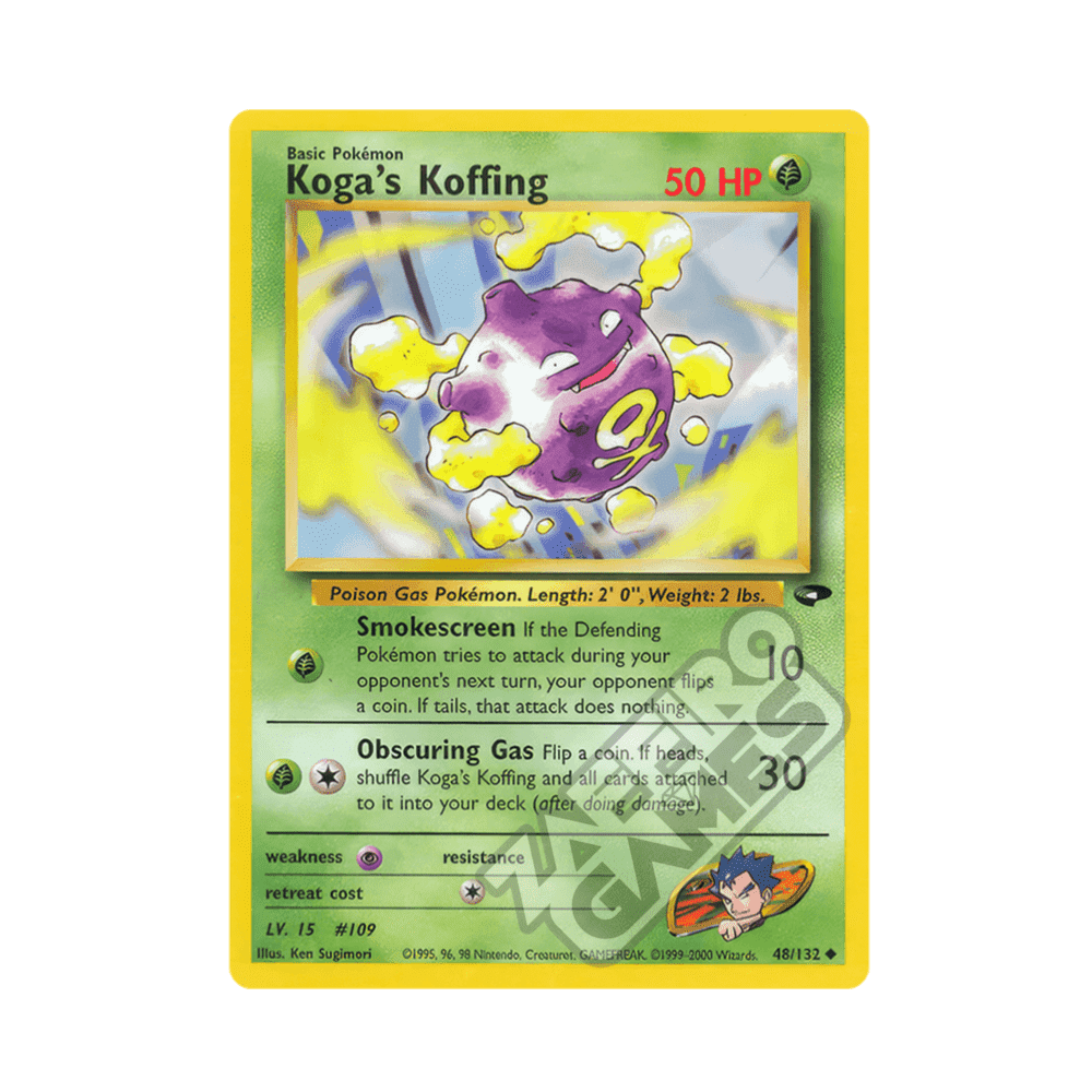 048/132 Koga's Koffing Non Comune Unlimited (ENG) - Gym Challenge