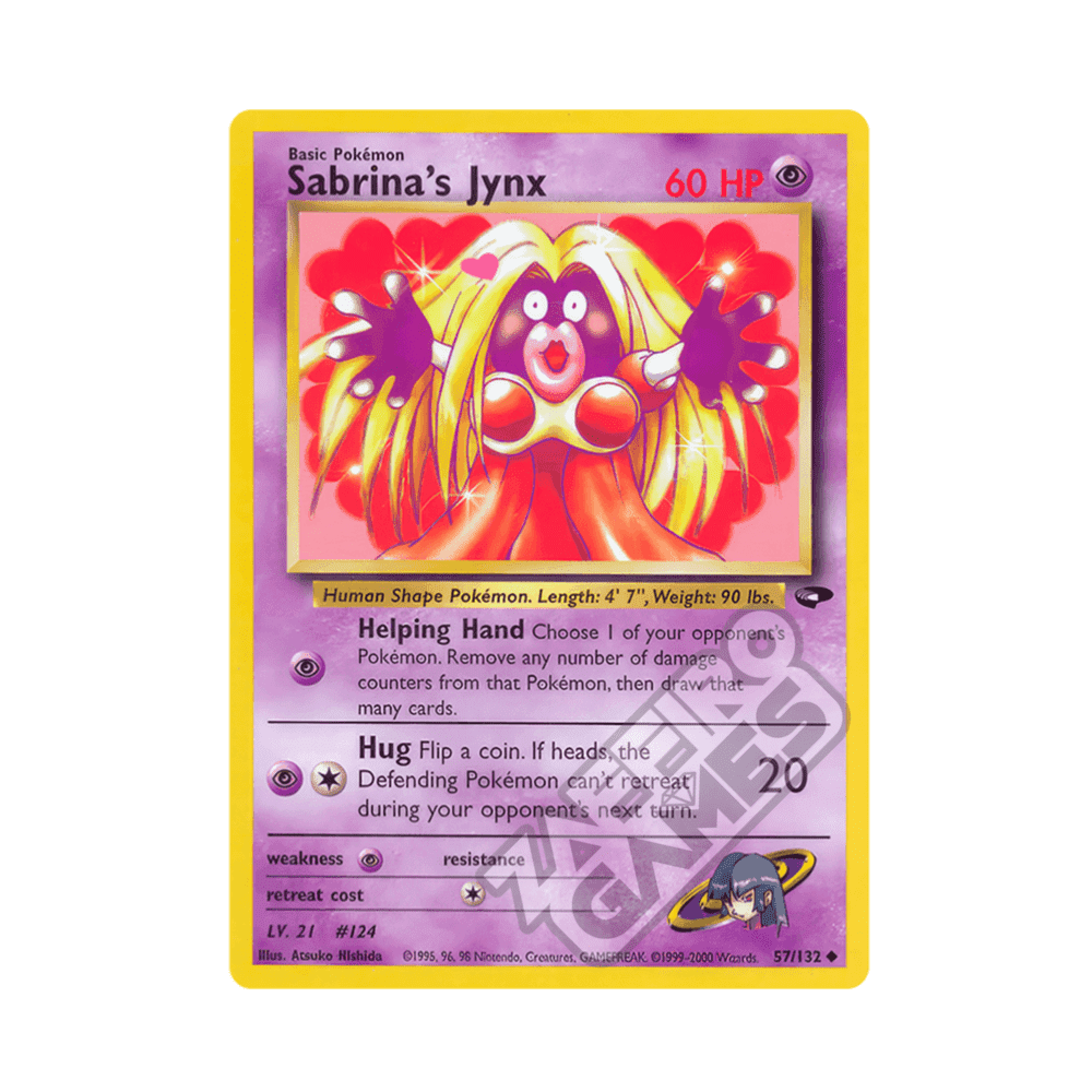 057/132 Sabrina's Jynx Non Comune Unlimited (ENG) - Gym Challenge