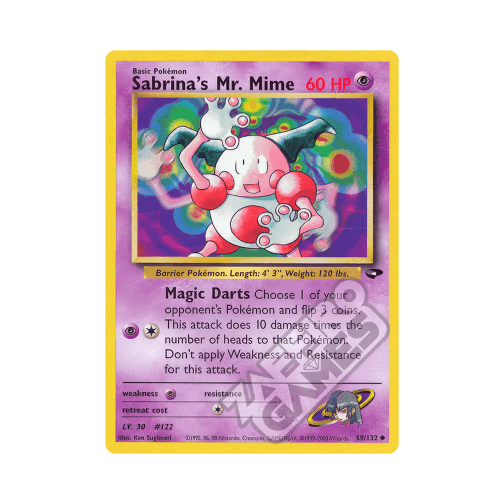 059/132 Sabrina's Mr. Mime Non Comune Unlimited (ENG) - Gym Challenge