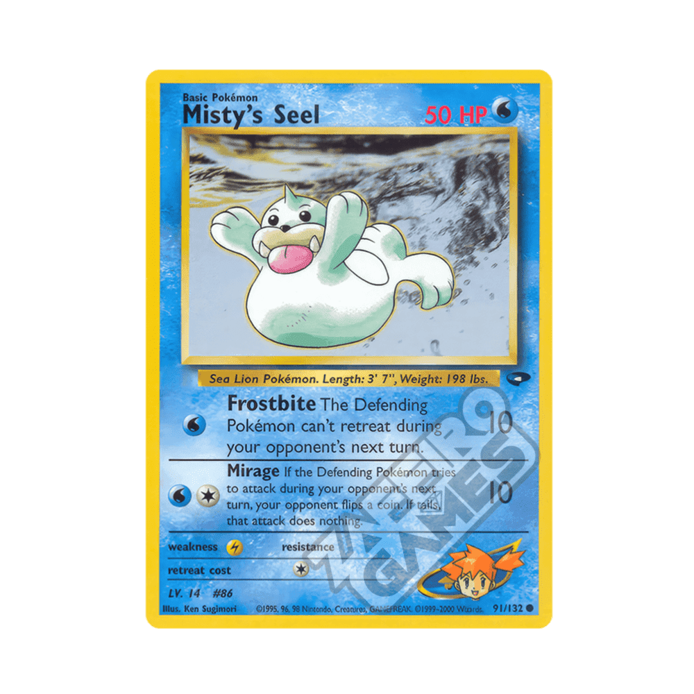 091/132 Misty's Seel Comune Unlimited (ENG) - Gym Challenge