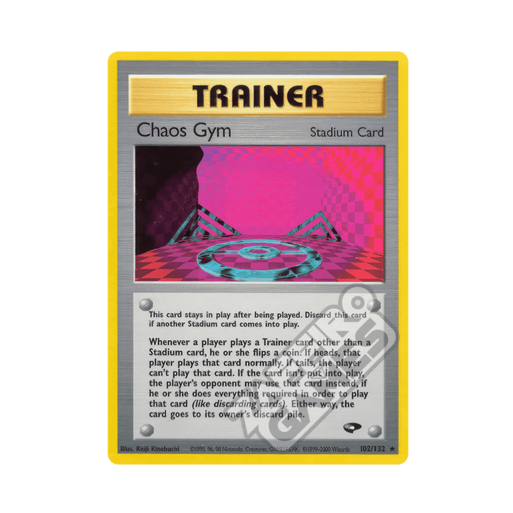 102/132 Chaos Gym Rara Unlimited (ENG) - Gym Challenge