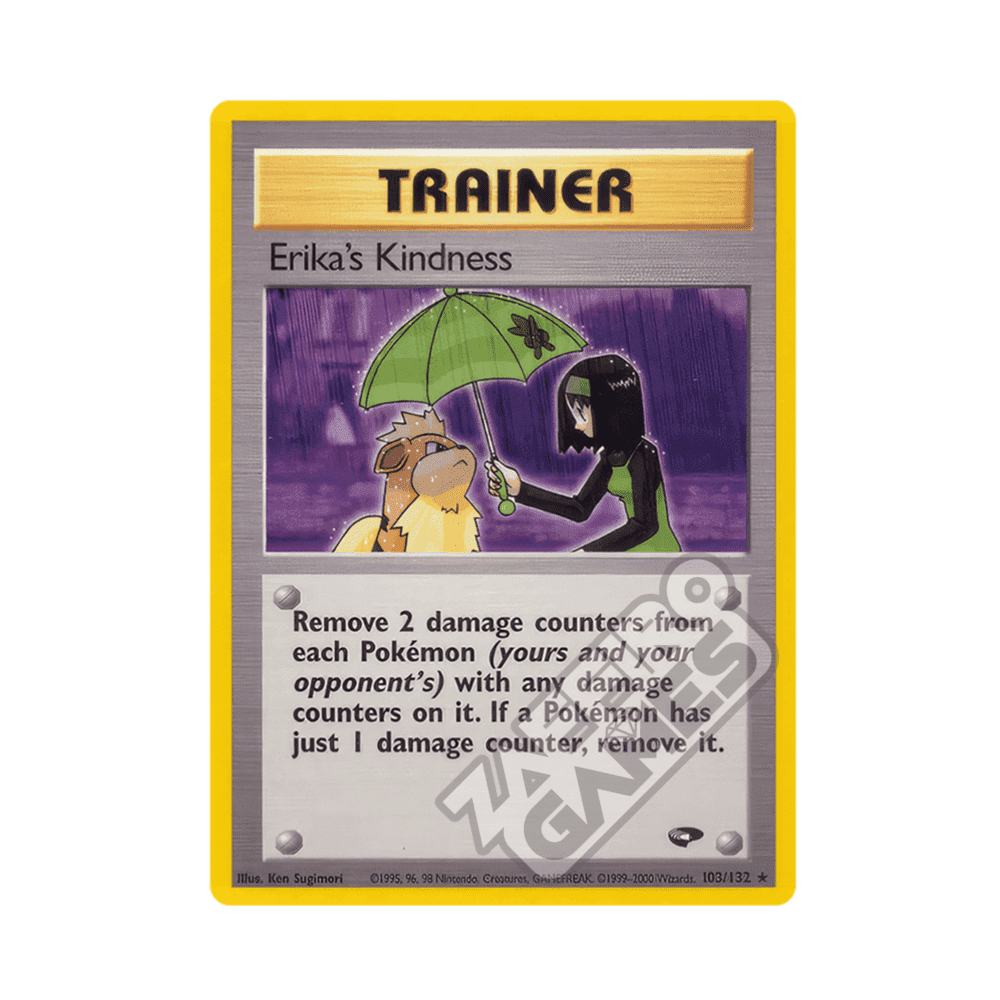 103/132 Erika Kindness Rara Unlimited (ENG) - Gym Challenge