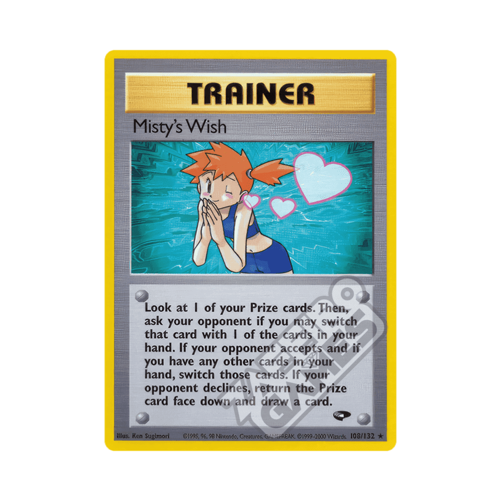 108/132 Misty's Wish Rara Unlimited (ENG) - Gym Challenge