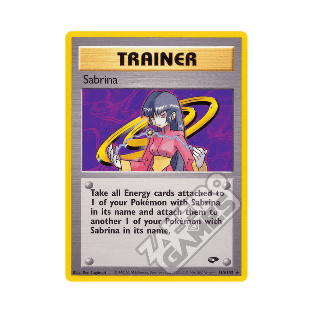 110/132 Sabrina Rara Unlimited (ENG) - Gym Challenge