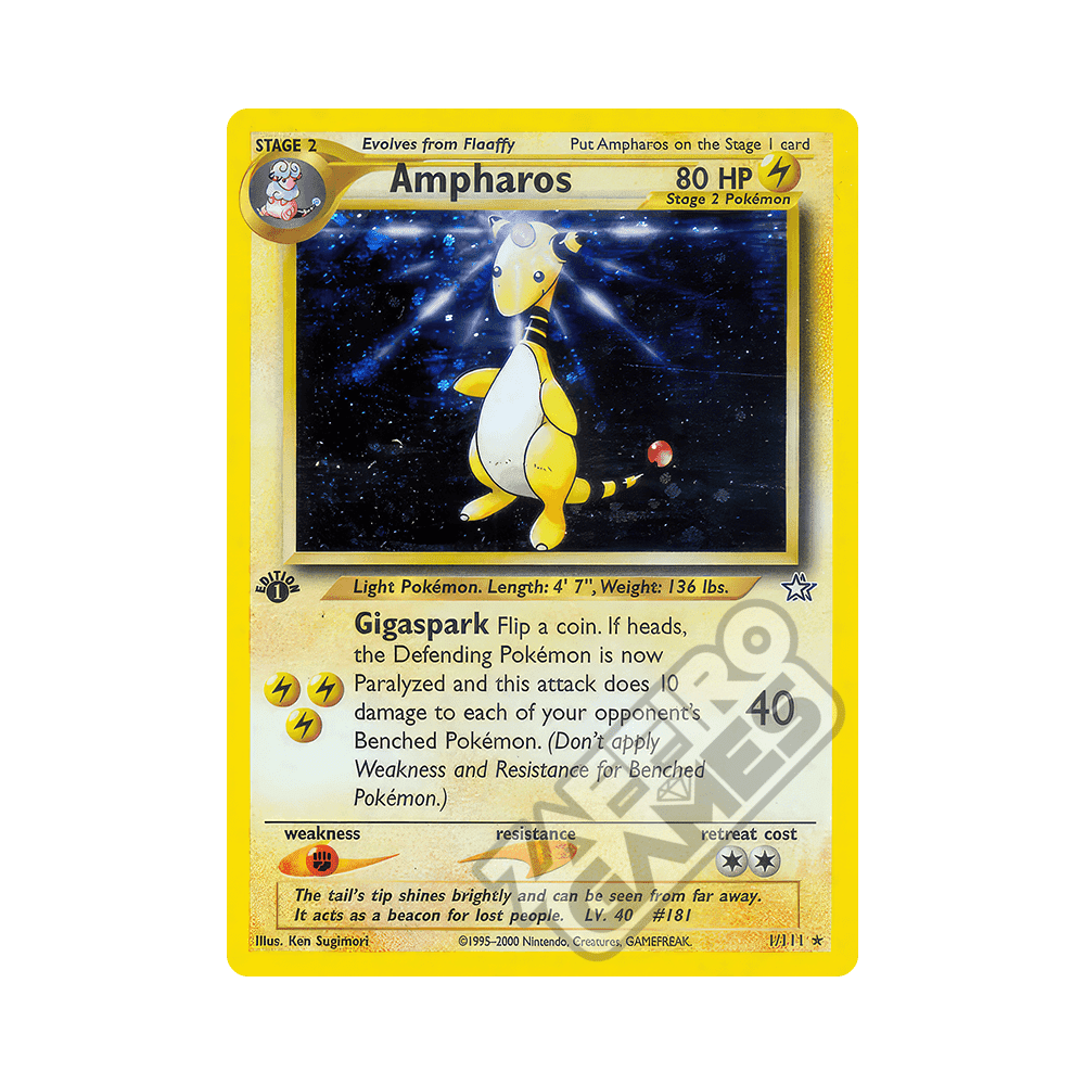 001/111 Ampharos Holo Prima Edizione (ITA) - Neo Genesis