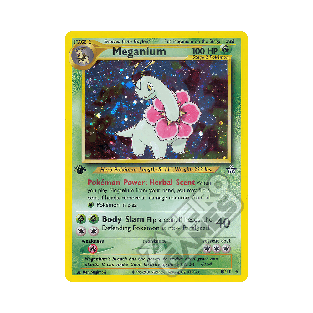 010/111 Meganium Holo Prima Edizione (ITA) - Neo Genesis