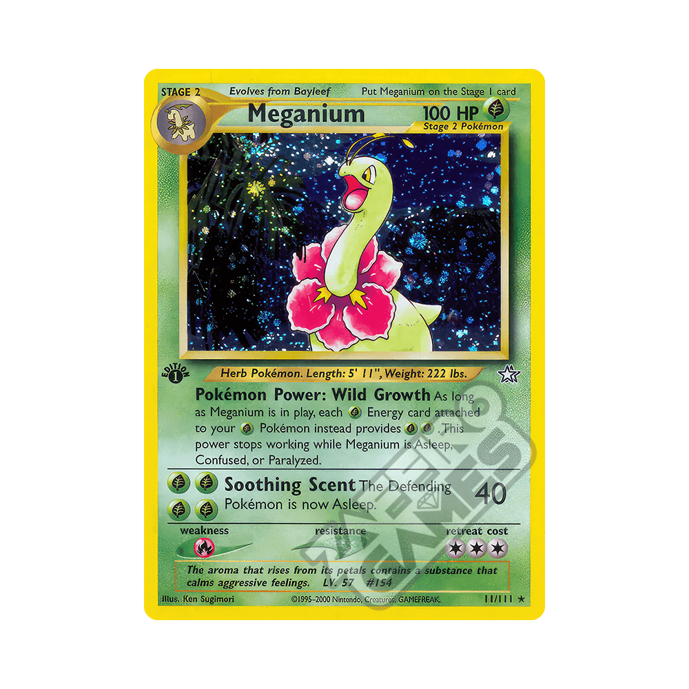 011/111 Meganium Holo Prima Edizione (ITA) - Neo Genesis