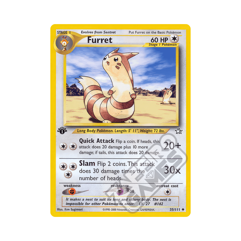 035/111 Furret Non Comune Prima Edizione (ITA) - Neo Genesis