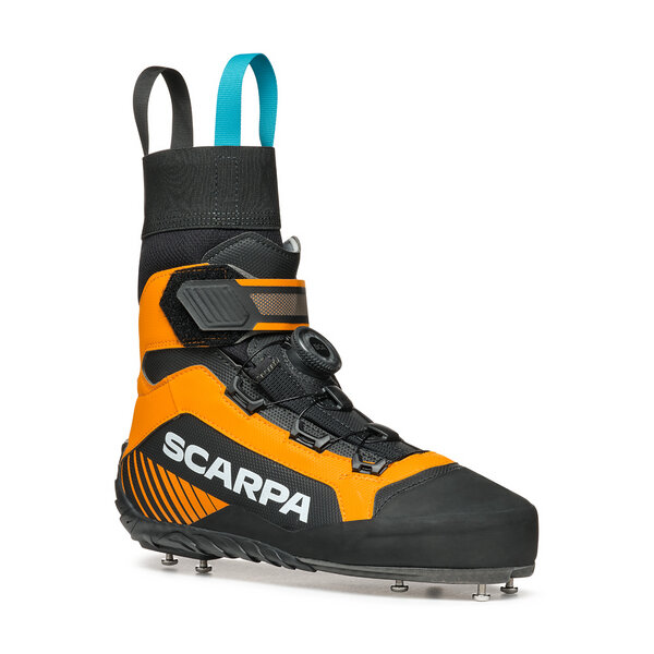 Chaussure de Dry-Tooling CAPOEIRA ICE rouge Triop avec crampons