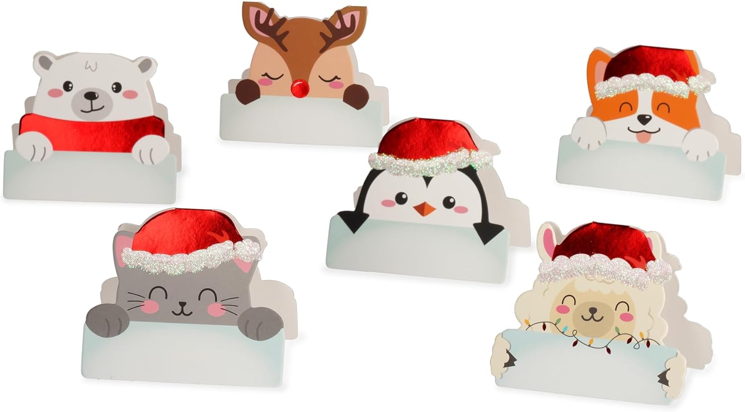 Biglietto Pop-up 3D 'Messaggio In Bottiglia' – Babbo Natale Con Regali – Fatto A Mano In Irlanda