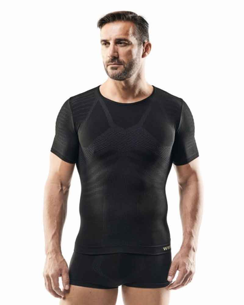 WRK T-Shirt Termica Uomo In Dryarn Sport Lavoro Colore Nero