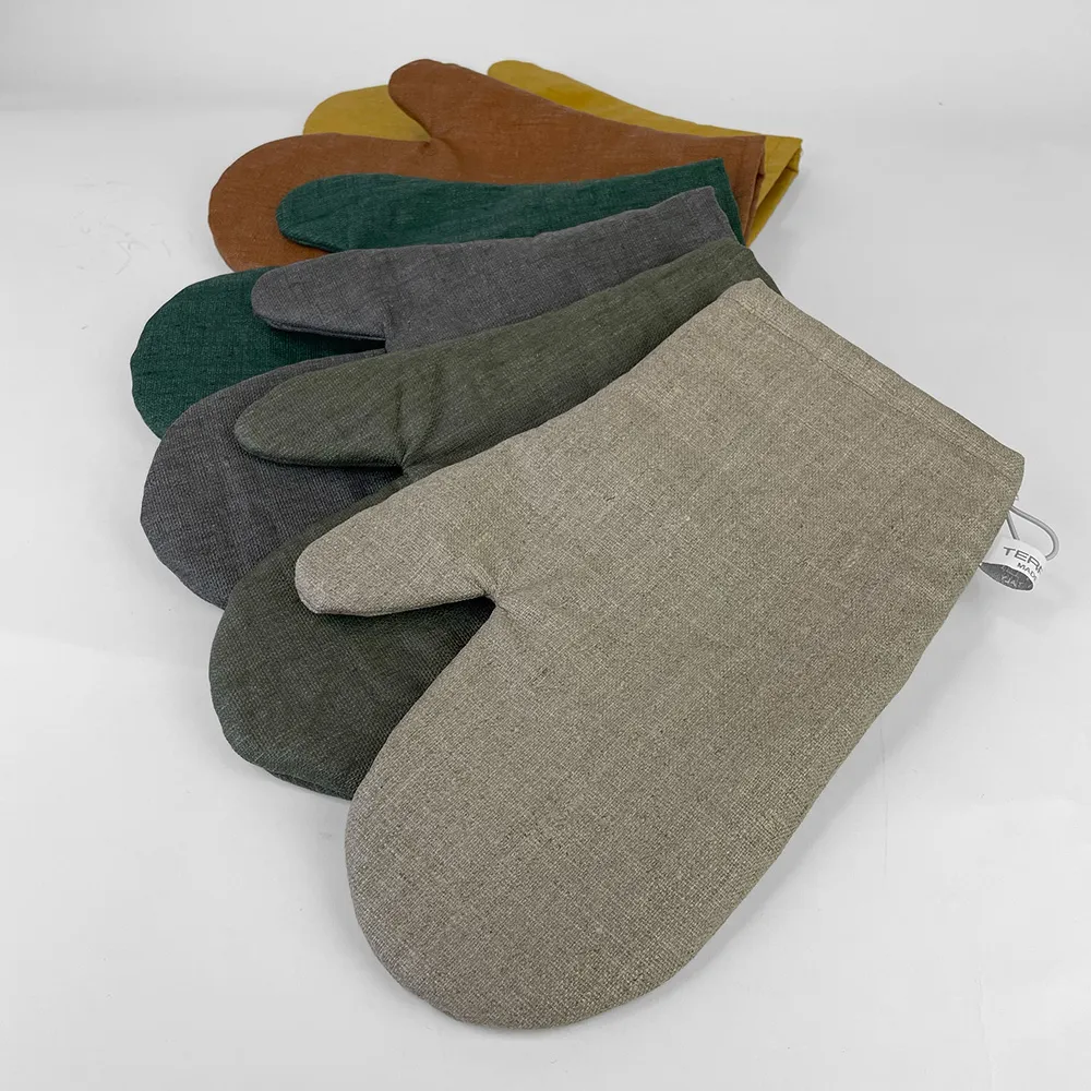 Guanto da Forno in lino Antimacchia 