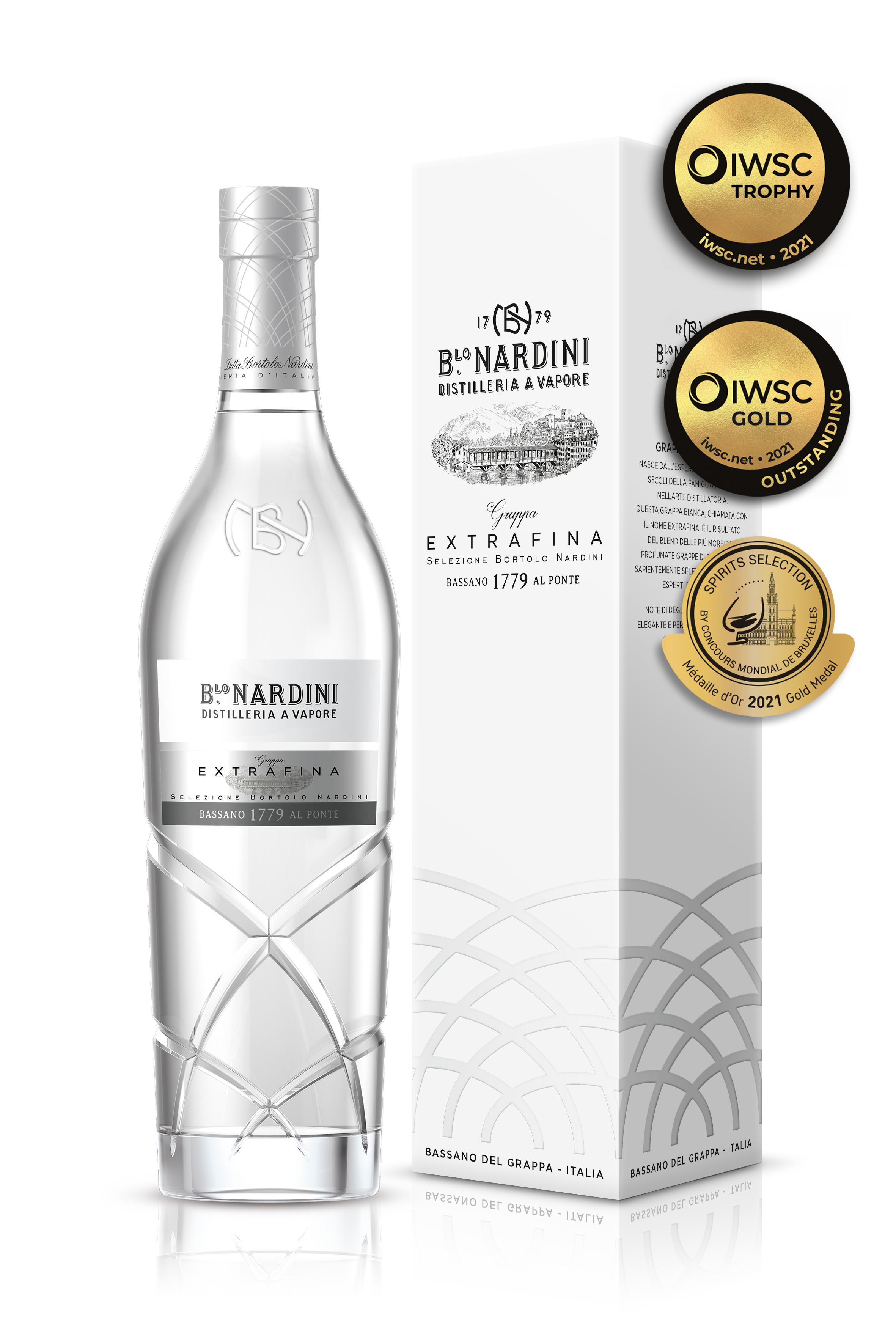 Grappa Extrafina Selezione Bortolo Nardini box