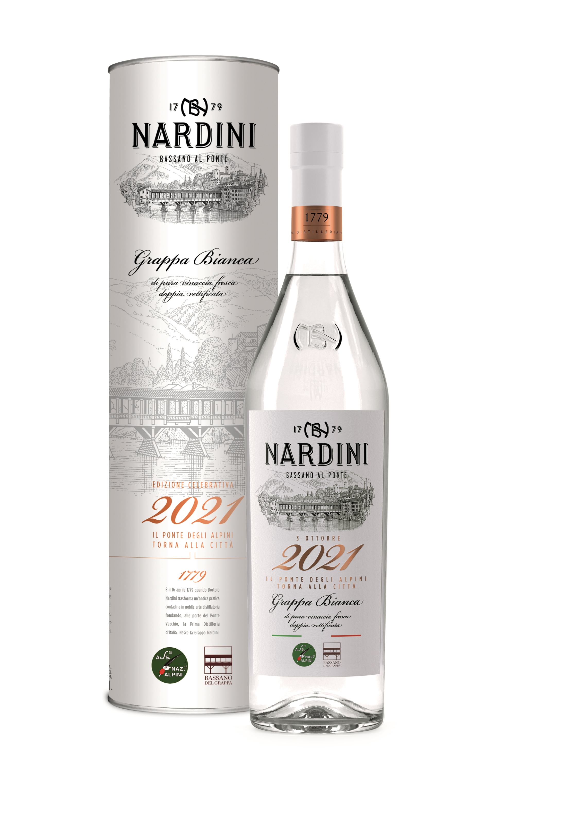 Grappa Bianca Edizione Limitata 3 ottobre 2021  box