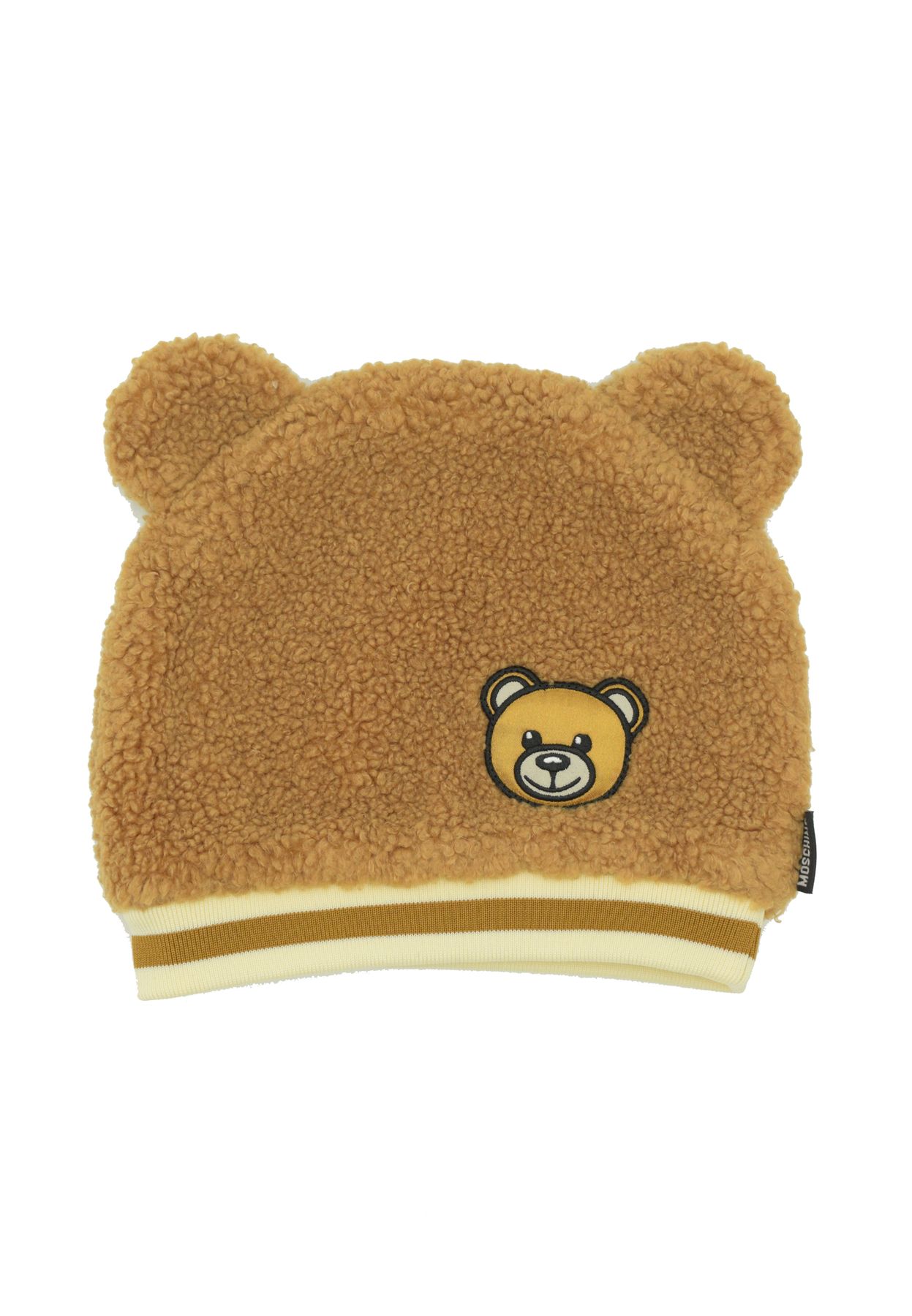 Moschino cappello teddy per neonato. marrone