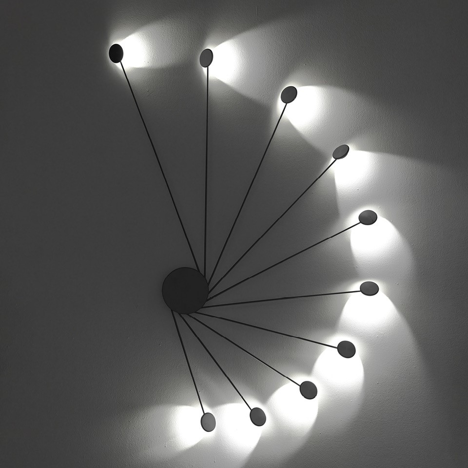 HELIX DA PARETE NERO 10x2W 3000K