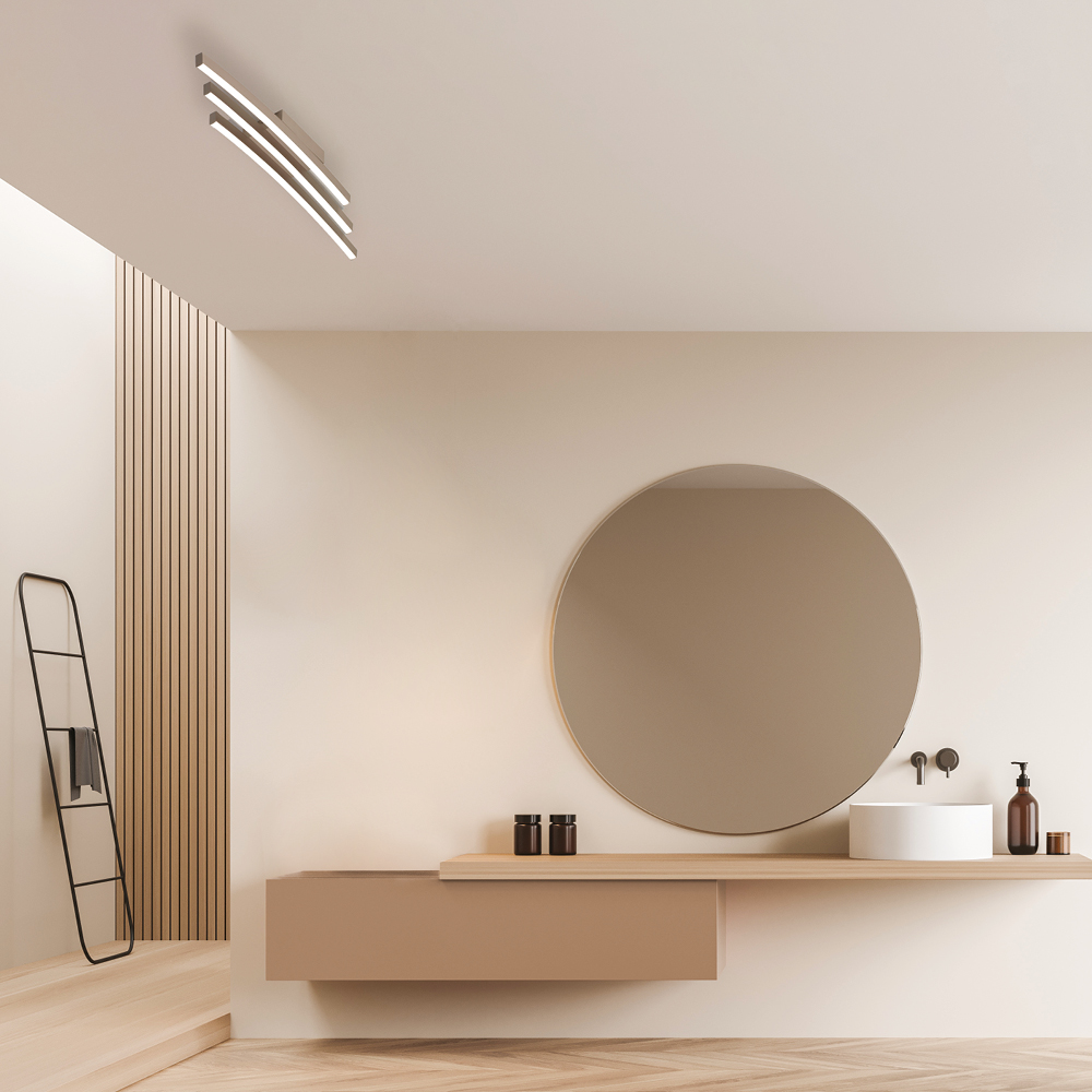 BOW PLAFONIERA 80 SABBIA 36W 3000K-4000K