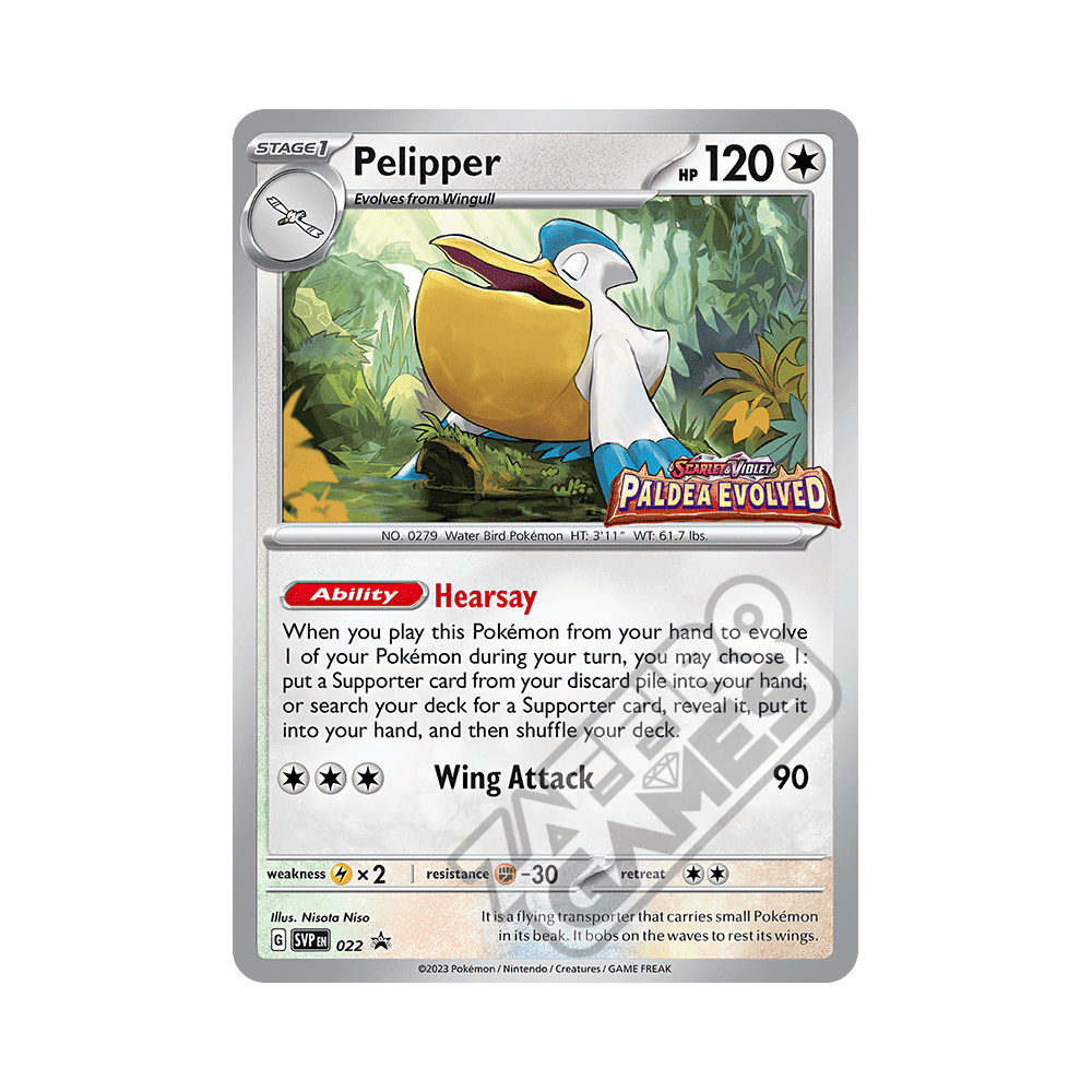 pelipper pokemon card value PSA 10 Pelipper Paldean Fates #204 Pokemon card – GorillaTCG main image 1