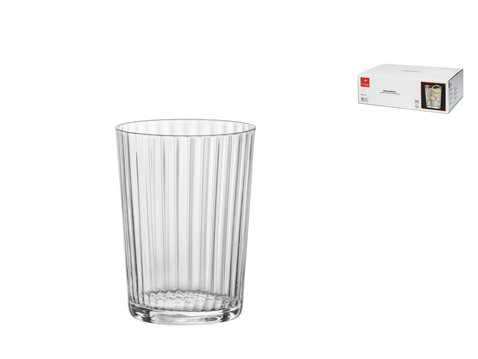 Bormioli Rocco 3 Bicchieri In Vetro 24 Cl | Classici Trasparenti Per Casa E Tavola