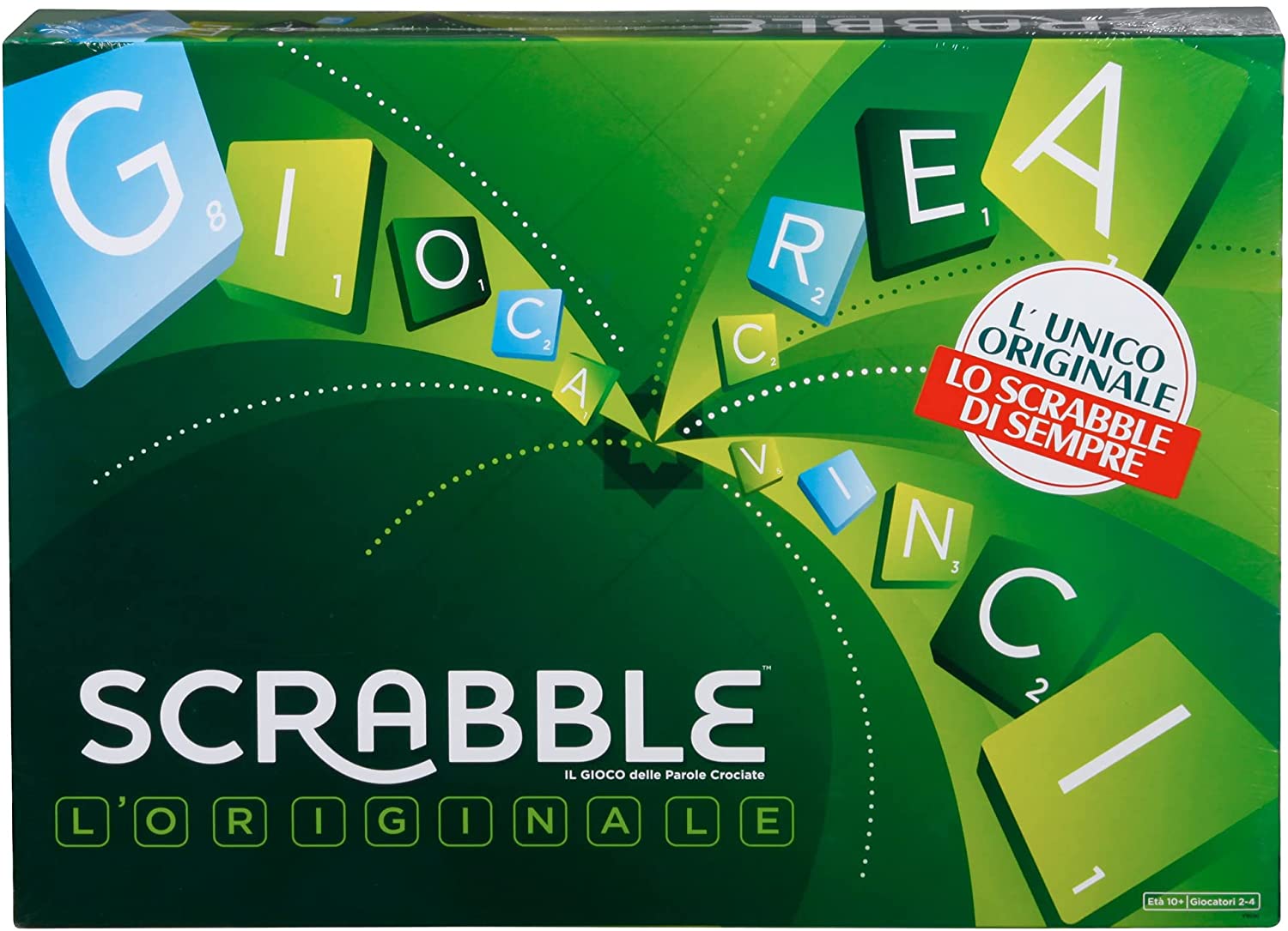 SCRABBLE L'ORIGINALE SCARABEO - GIOCO DA TAVOLO ITALIANO