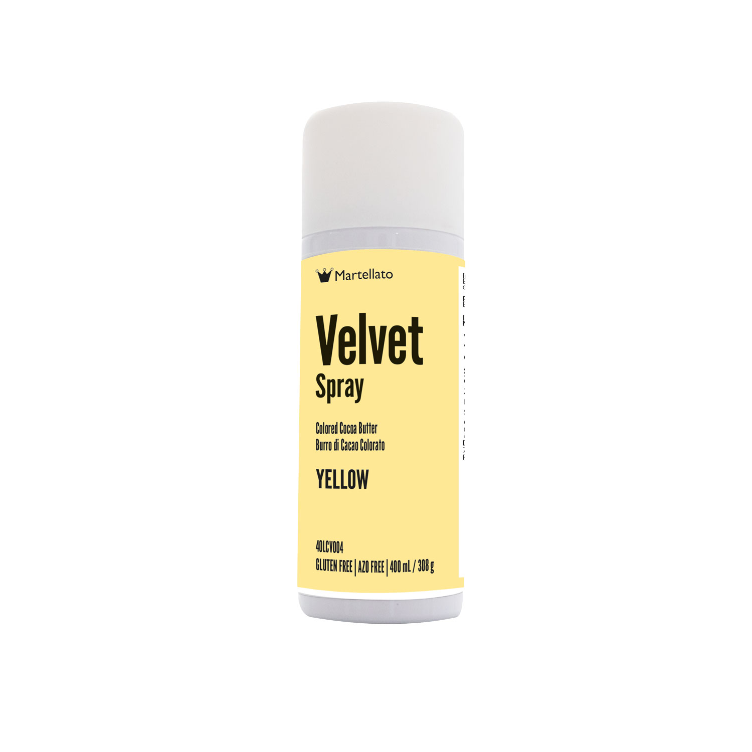 Manteca de cacao en spray / colorante alimentario base rosa, (Sweet Arts)  Velvet, 400ml, Lata de aerosol