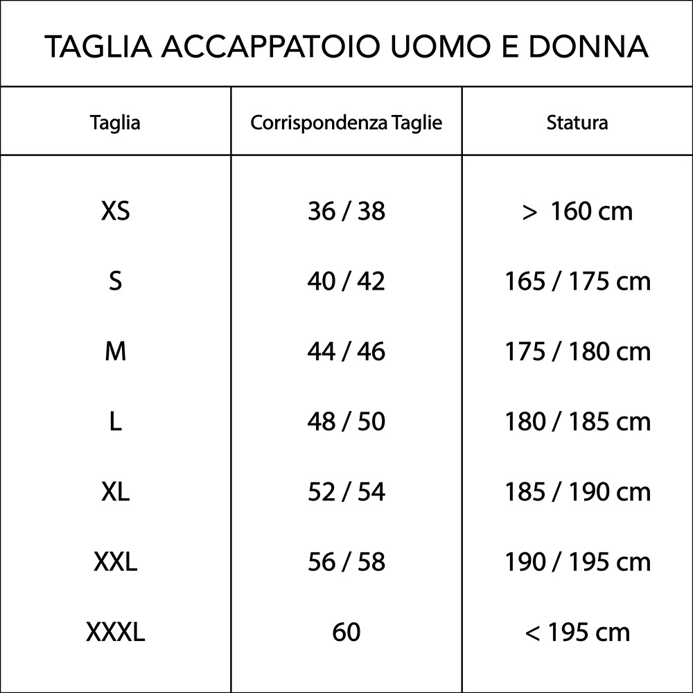Accappatoio Easy Uomo/Donna Mastice 