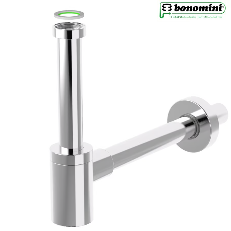 Kit 4 Sifoni Per Lavabo In Acciaio Inossidabile - 200mm E 300mm Per Bagno, Cucina E Bidet - Foto 4