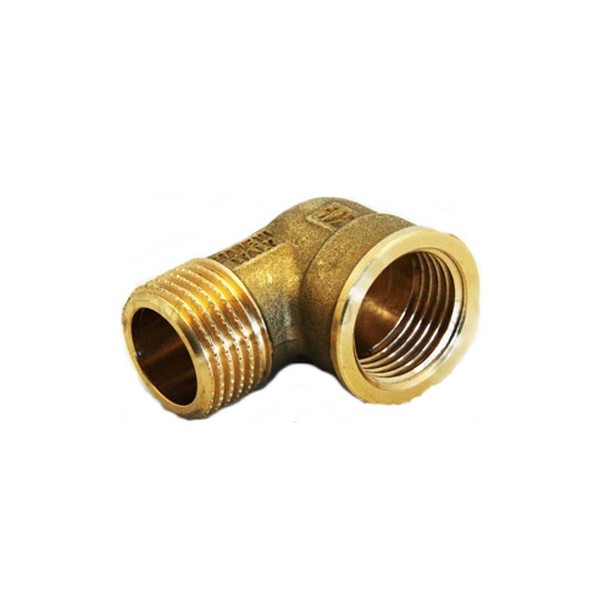 Raccordo A Gomito In Ottone 90° Filettato, Adattatore Per Tubo Da 6 A 19 Mm, BSP NPT 1/2''