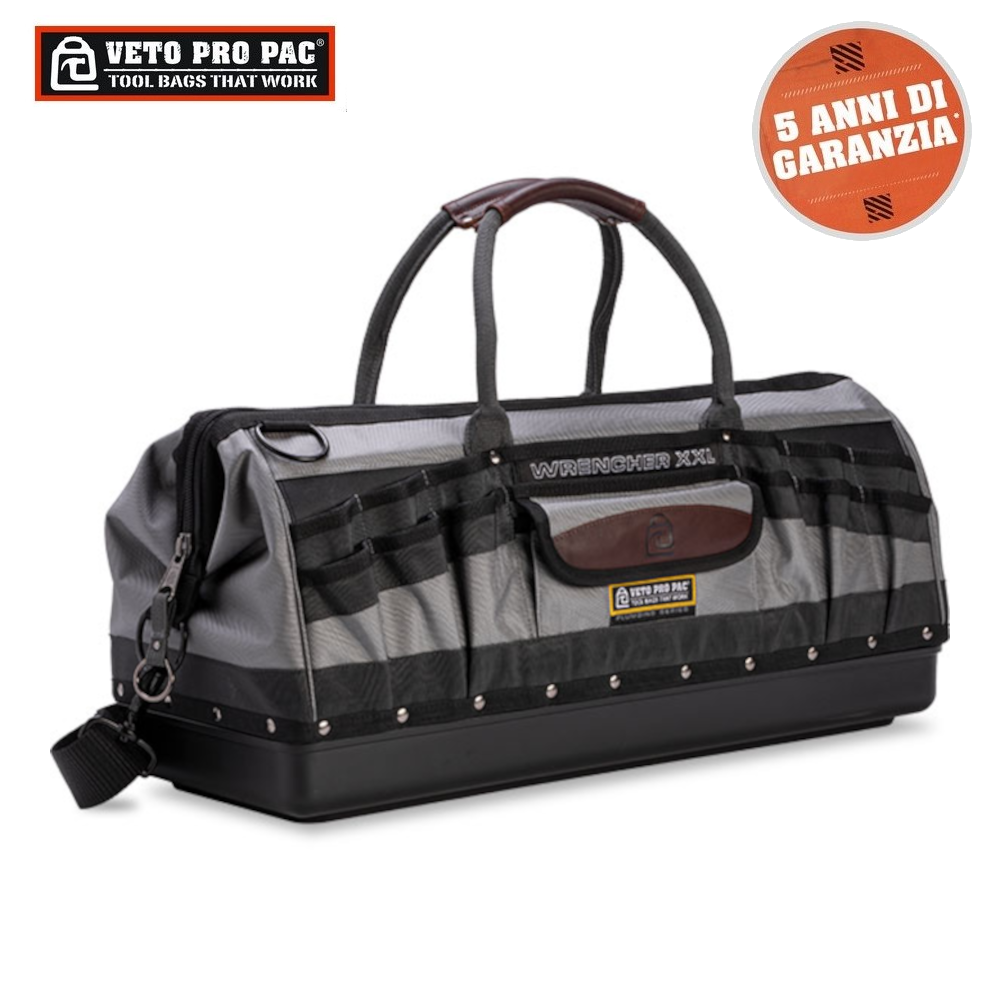 Sacoche à outils ouverte horizontale, 20 poches XL VETO PRO PAC WRENCHER-XXL | SAMA' S.R.L
