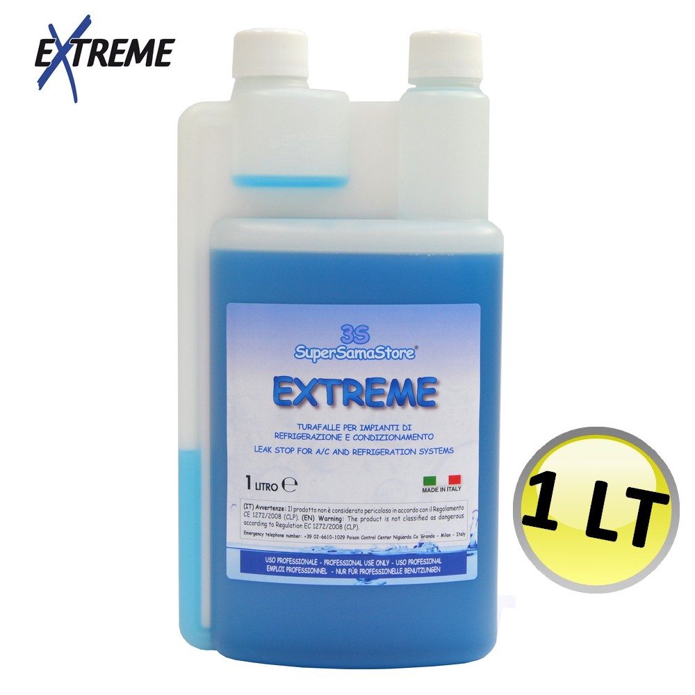 Kit Stop Fuites Extrême Pour Climatiseur 3S - Avec Adaptateurs 1/4" Et 5/16" SAE - R410A R407C R404A
