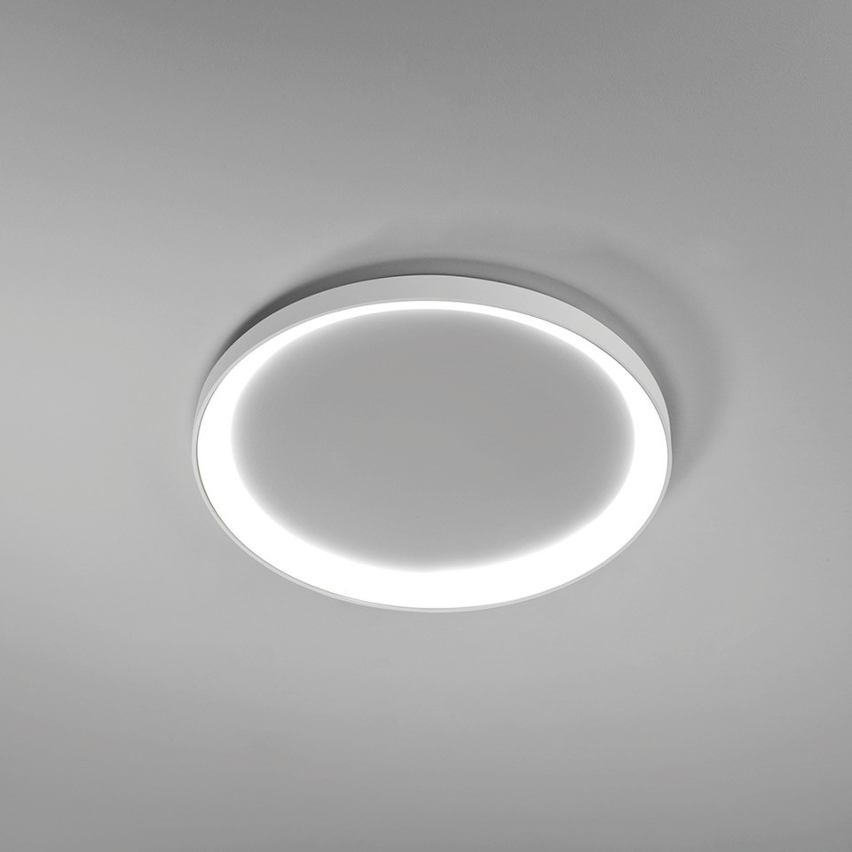 LIFERING-R PLAFONIERA Ø58 BIANCO 60W 3000K-4000K DIMMERABILE