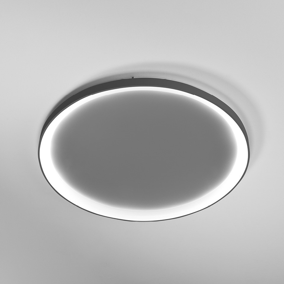 LIFERING-R PLAFONIERA Ø78 BRONZO 80W 3000K-4000K DIMMERABILE