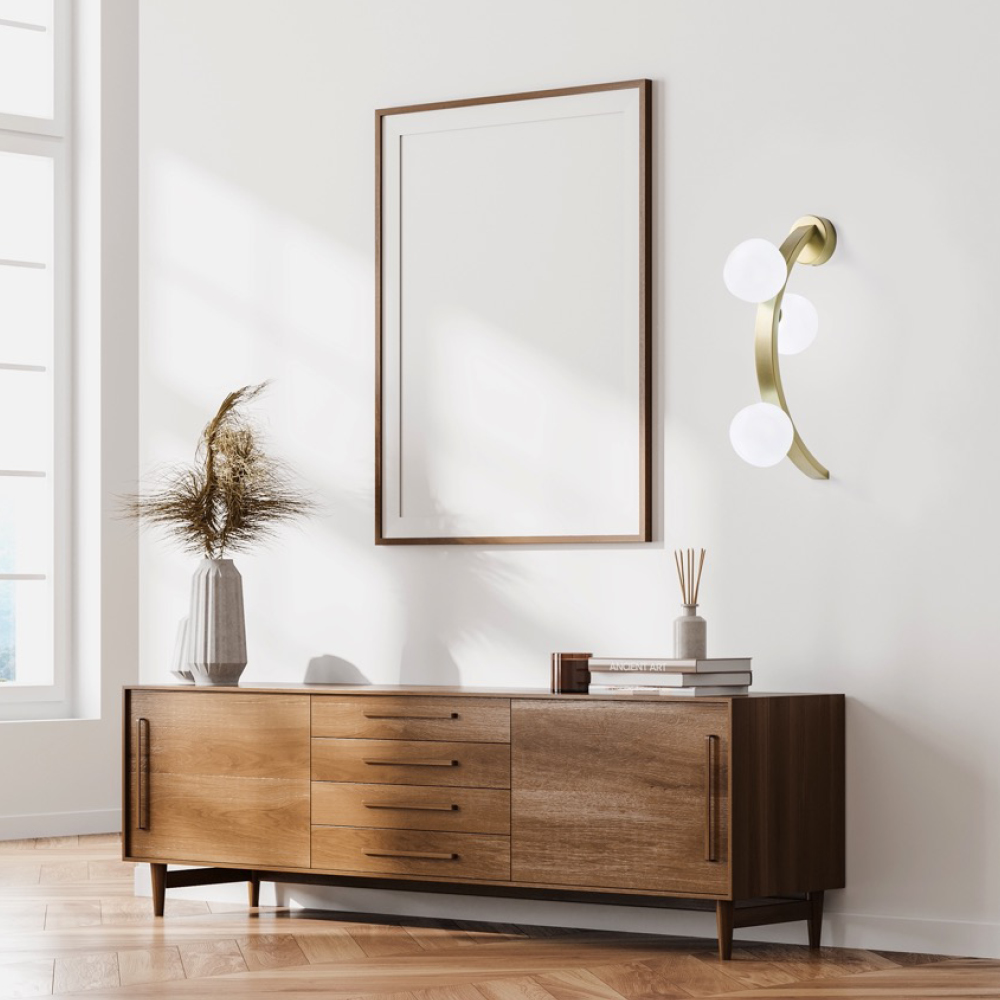 SUNSET APPLIQUE ORO SPAZZOLATO 18W 3000K DIMMERABILE