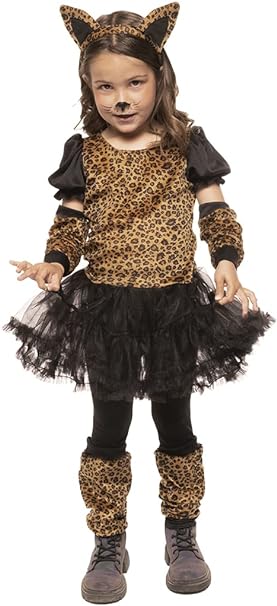 Rubies Costume Carnevale Leopardo Tutu per ragazze S da 3 a 4 anni