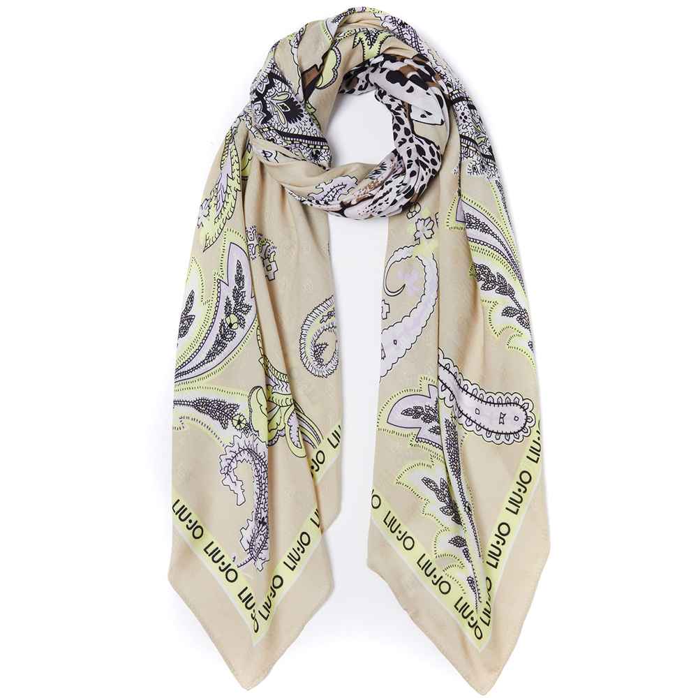 Liu Jo LEOPARD Foulard 2A4047 T0300 NATURALE