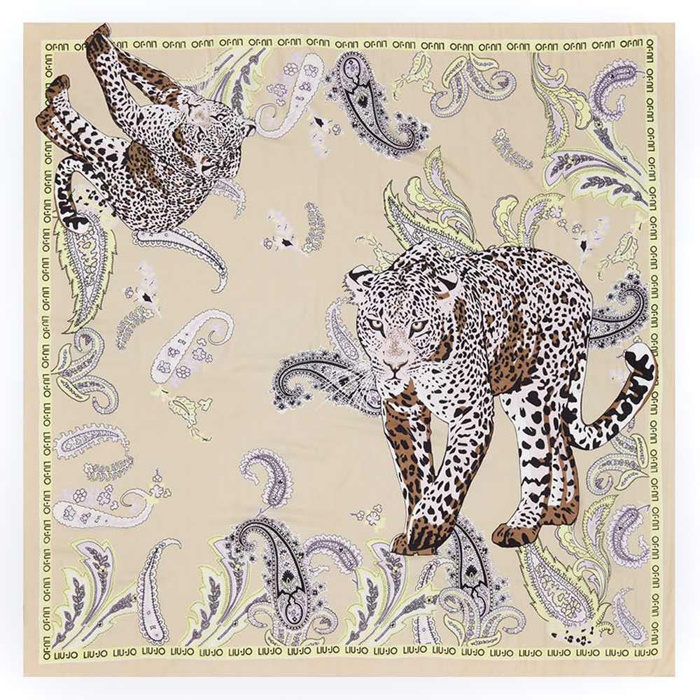 Liu Jo LEOPARD Foulard 2A4047 T0300 NATURALE
