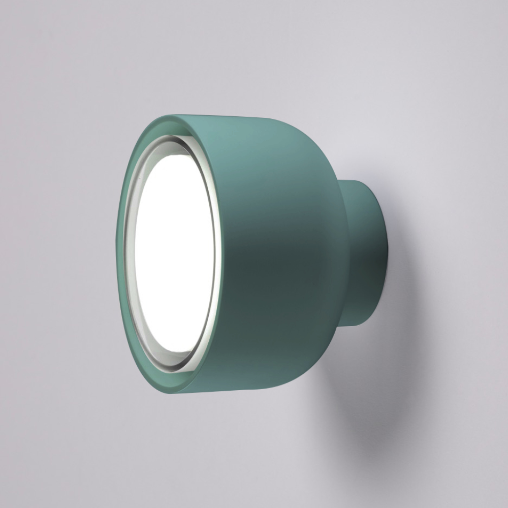 BOTTONE APPLIQUE/PLAFONIERA PETROLIO 1x12W LED GX53
