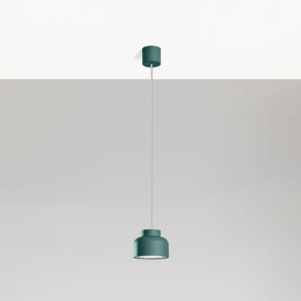 BOTTONE SOSPENSIONE PETROLIO 1x12W LED GX53