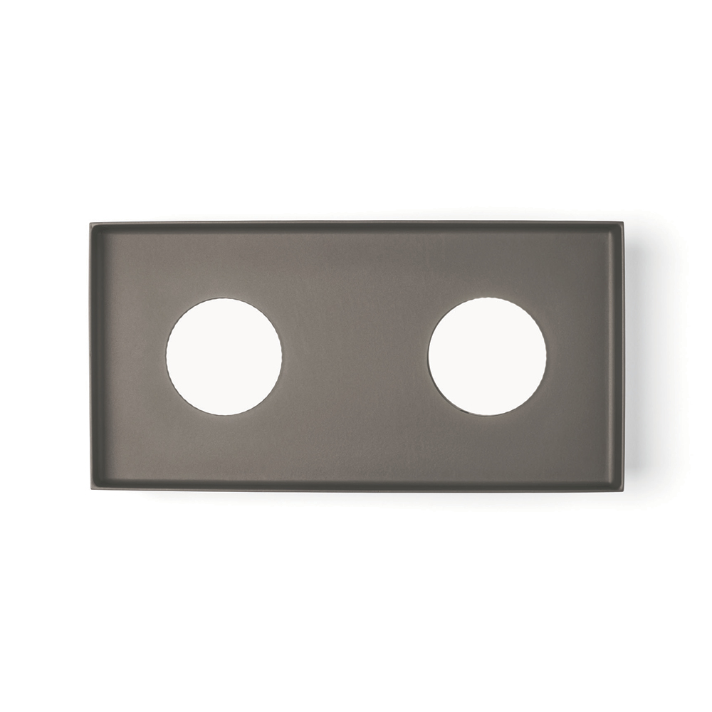 MULTIPOP APPLIQUE/PLAFONIERA DOPPIA BRONZO 2x12W LED GX53