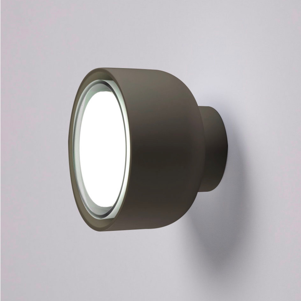 BOTTONE APPLIQUE/PLAFONIERA BRONZO 1x12W LED GX53