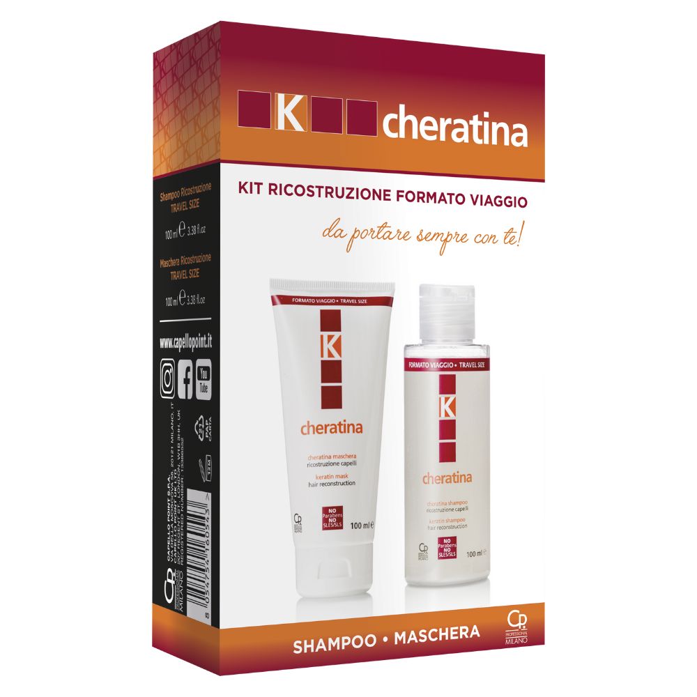 Kit Sistema Ricostruzione Capelli Kcheratina