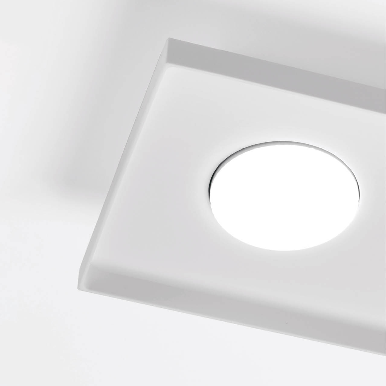 MULTIPOP APPLIQUE/PLAFONIERA SINGOLA BIANCO 1x12W LED GX53