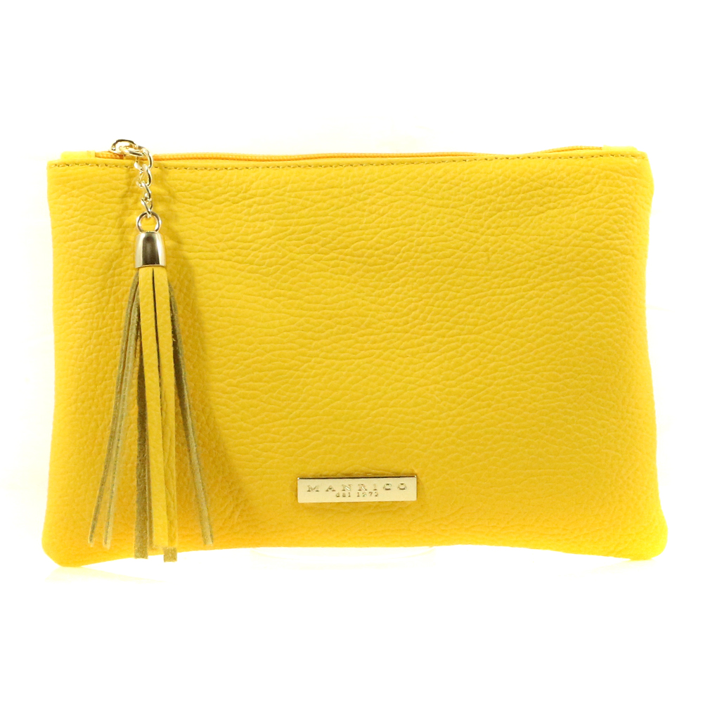 Manrico Allegra Pochette con tracolla  Giallo
