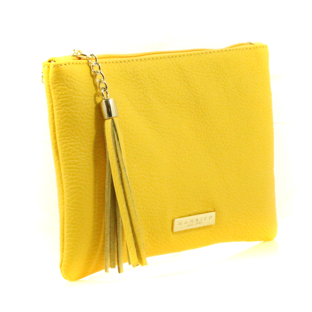 Manrico Allegra Pochette con tracolla  Giallo