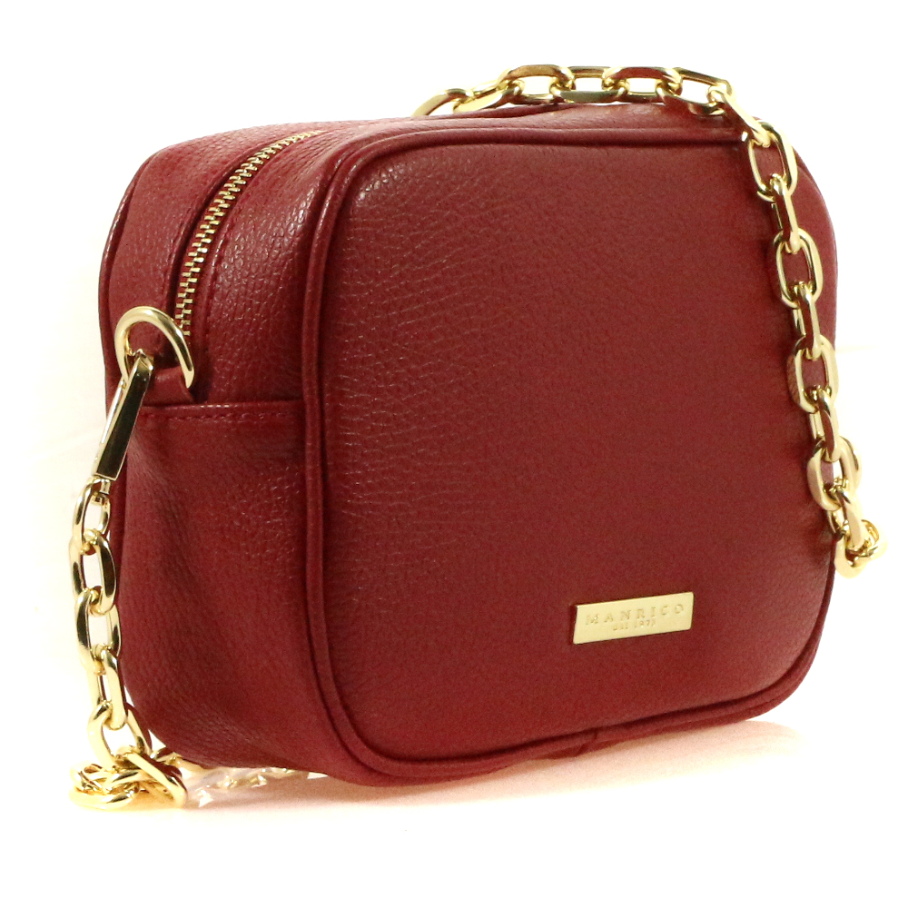 Manrico Amalia Borsa a tracolla  Rosso